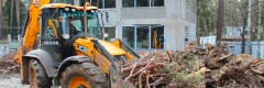 Расчистка участка в Саранске